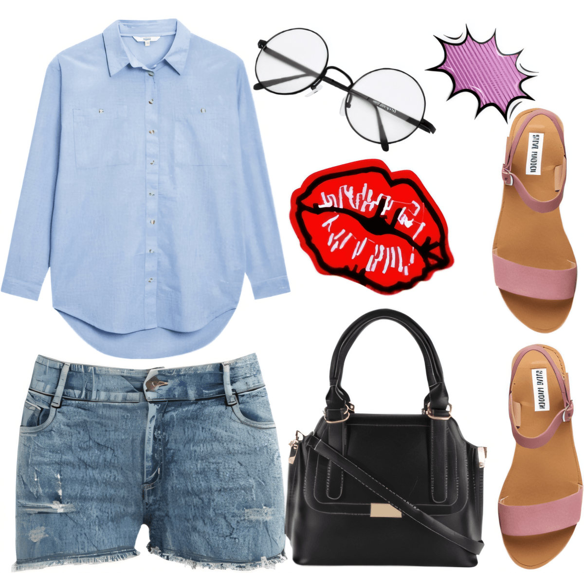 Casual Cool Meets City Chic: The Perfect Denim & Blue Button-Down Ensemble by Jagreeti Singh