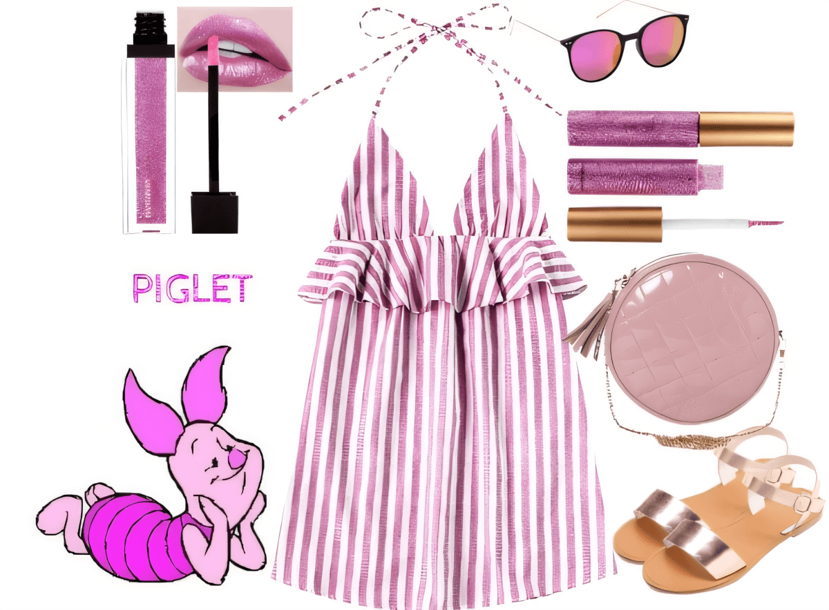 Pink Piglet Paradise: A Whimsical Striped Summer Soirée by Sanya Kukreja