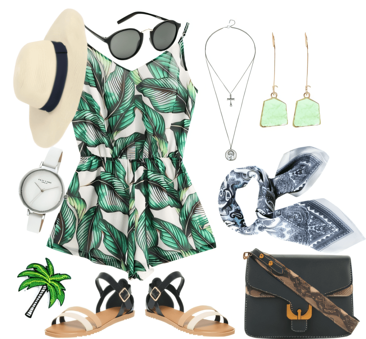 Tropical Paradise Romper: Your Perfect Summer Getaway Look by Jagreeti Singh