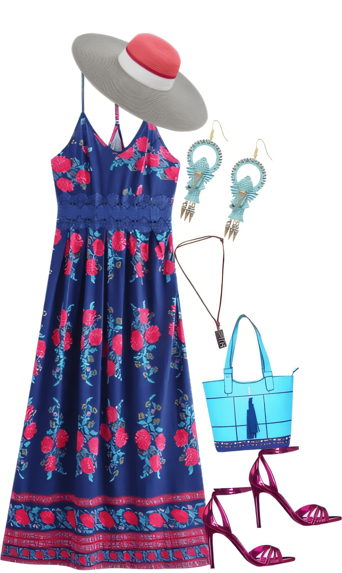 Seaside Soirée Sunset: A Romantic Resort-Ready Ensemble by Pragya Sharma