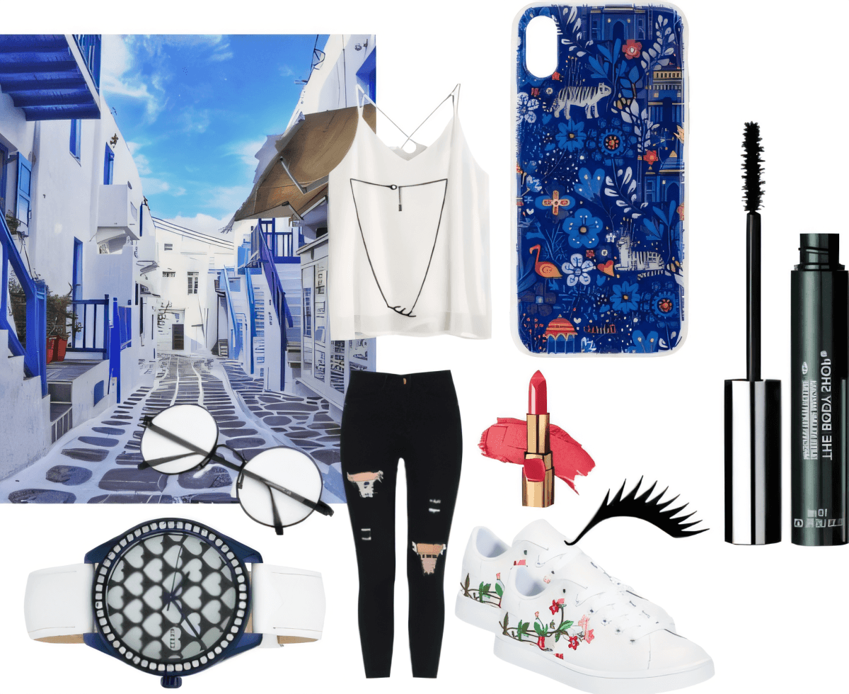 Santorini Dreams Meet Street Chic: Your Perfect Mediterranean-Inspired Look by Diksha Rathore