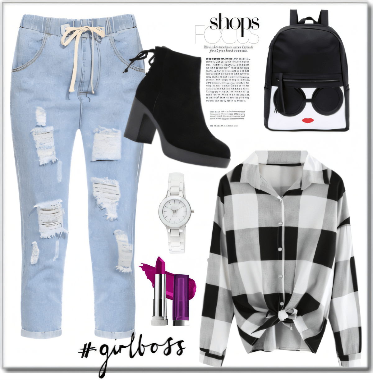 Urban Boss Babe: Casual Chic with an Edge by Rubina Shaikh