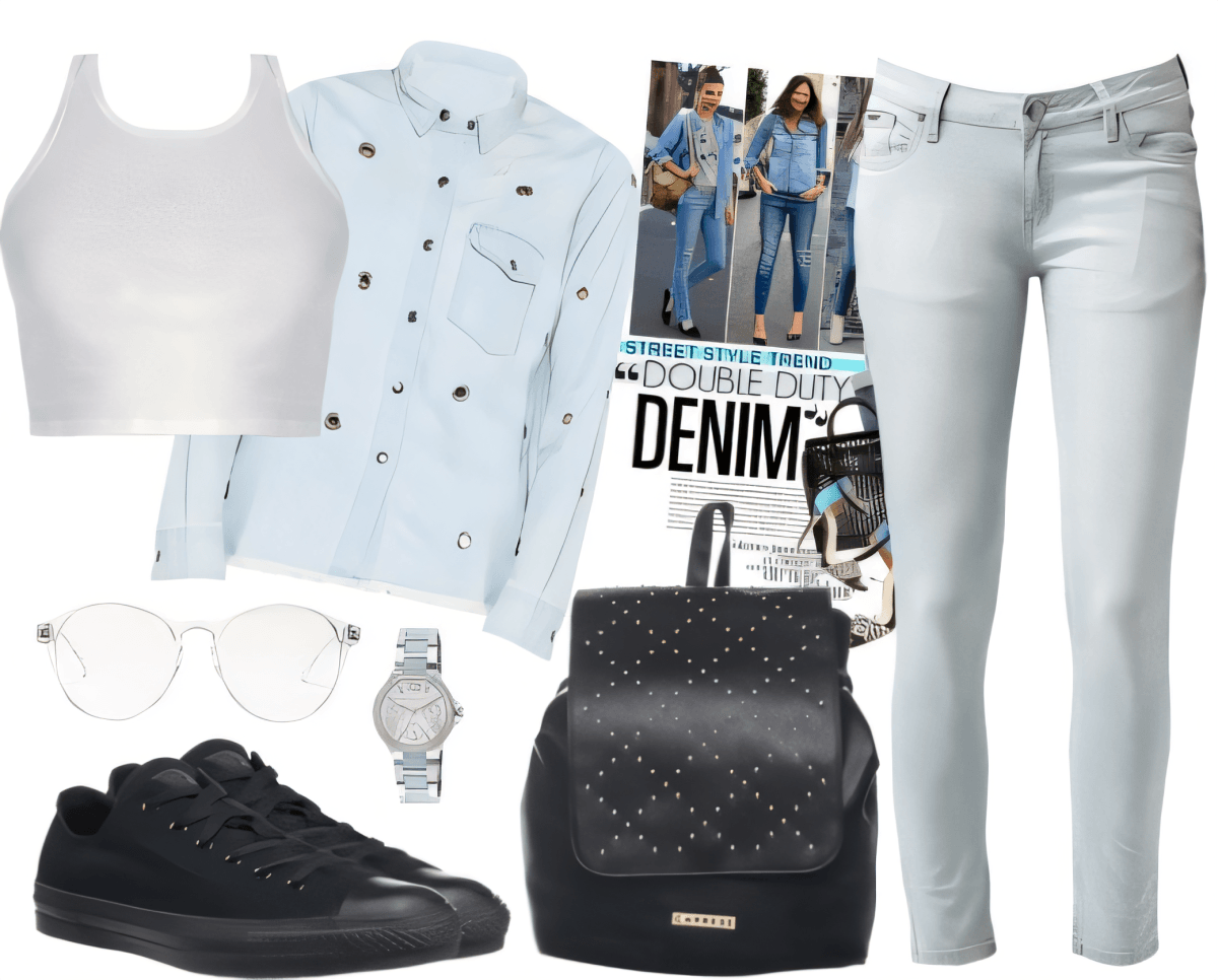 Double Denim Dreams: Urban Cool Meets Effortless Chic Double Denim Dreams: Urban Cool Meets Effortless Chic by Archika Popli