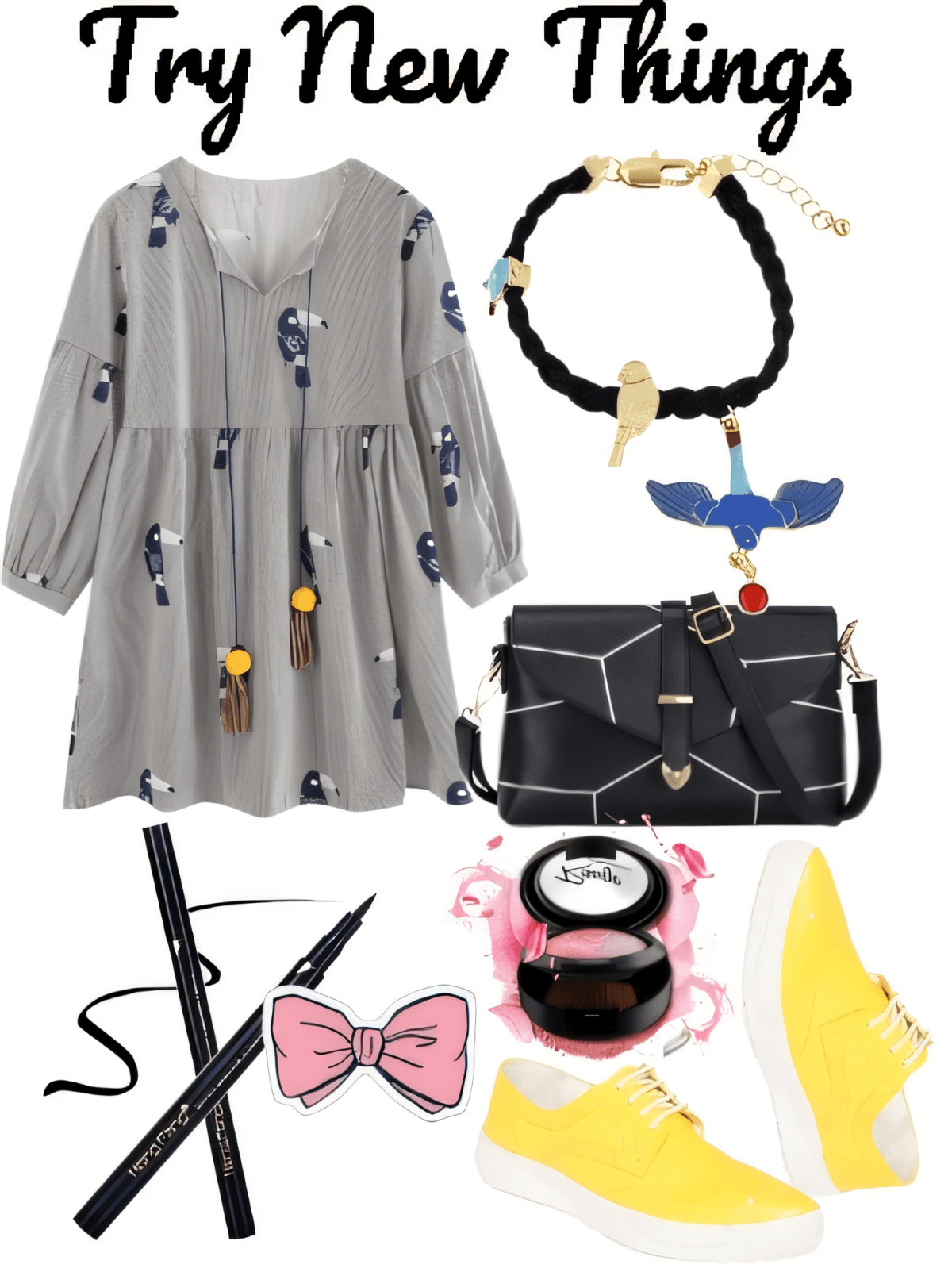 Whimsical Wanderer: Grey & Yellow Modern Fairytale Whimsical Wanderer: Grey & Yellow Modern Fairytale by Miloni Jhaveri