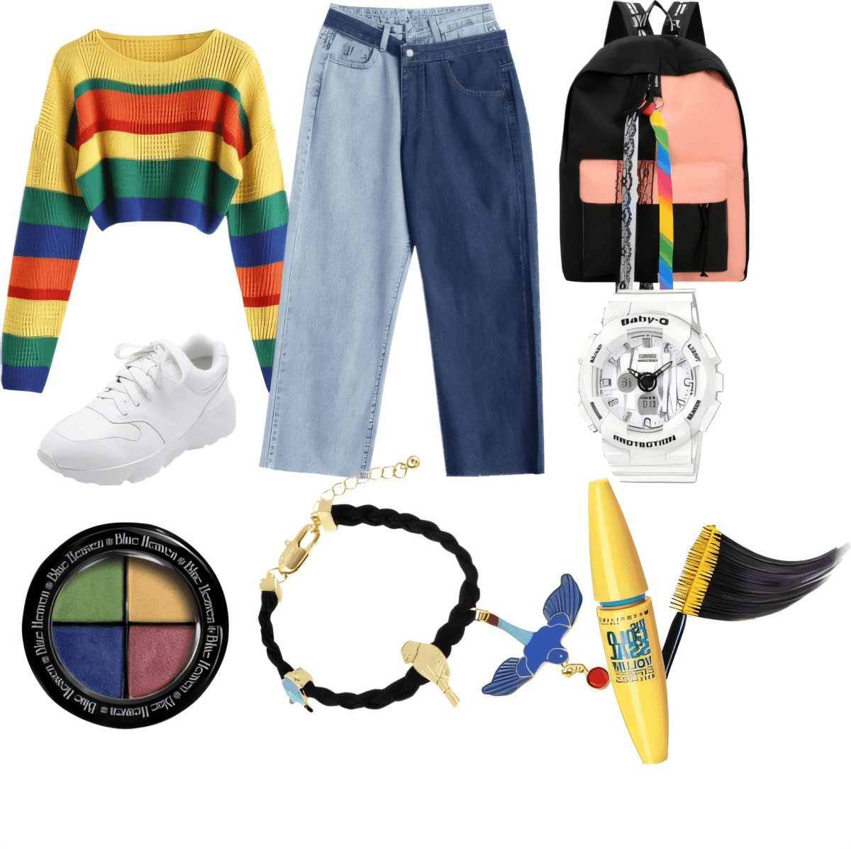 Rainbow Rebel Meets Street Chic: A Y2K-Inspired Adventure Rainbow Rebel Meets Street Chic: A Y2K-Inspired Adventure by Miloni Jhaveri