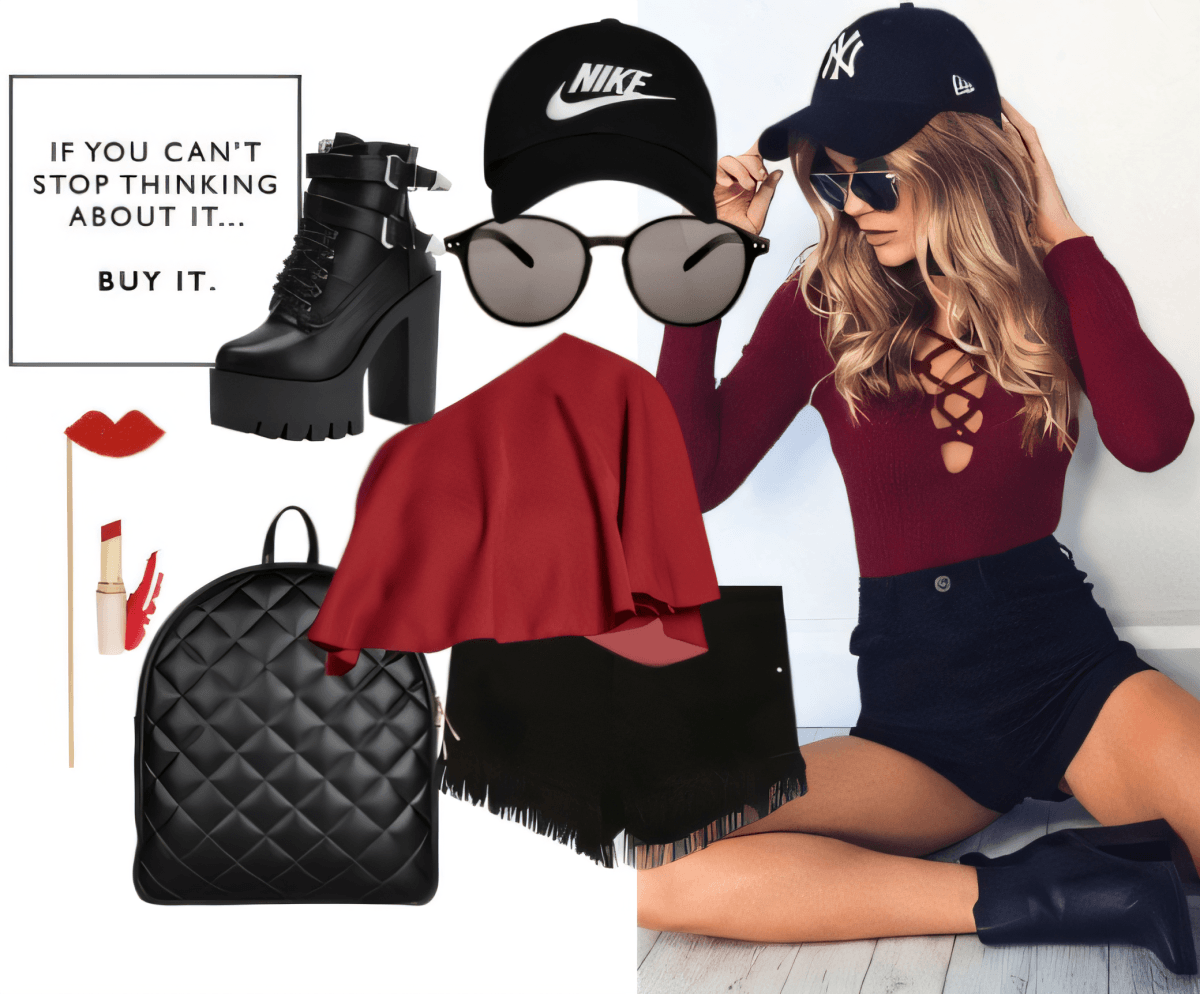 Urban Chic Meets Cozy Glamour: The Red & Black Power Look by Anshita Srivastava