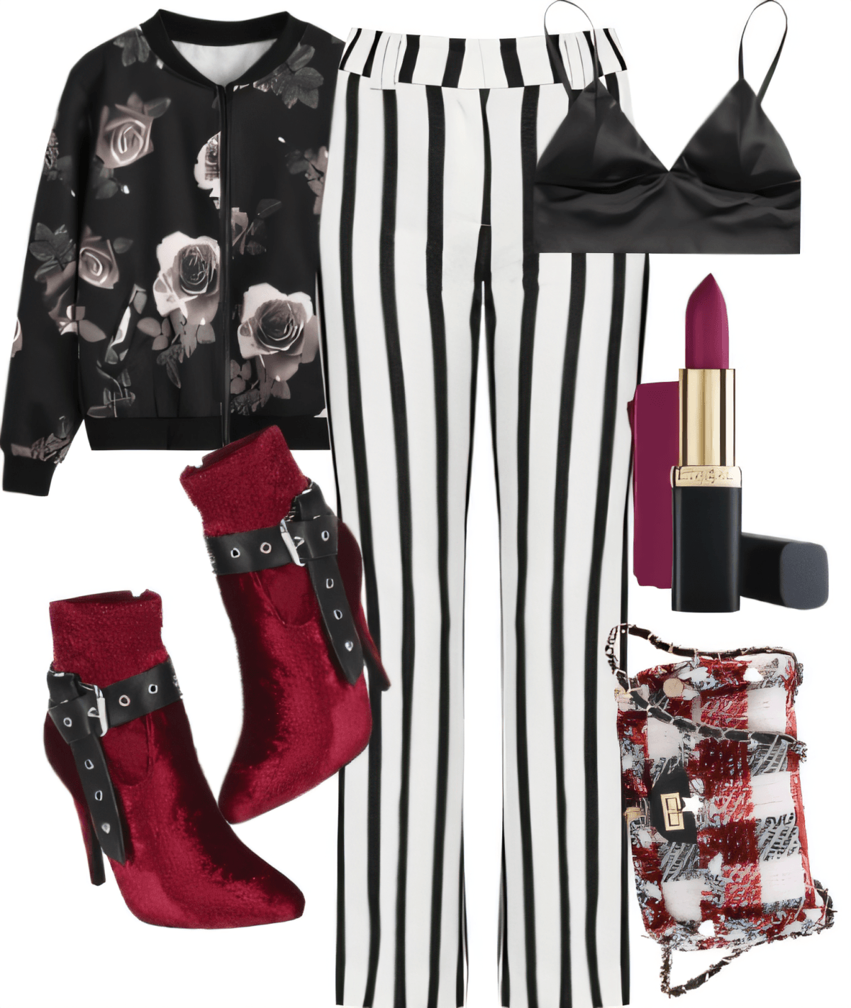 Dark Romance Meets Urban Edge: A Gothic-Glam Street Style Moment Dark Romance Meets Urban Edge: A Gothic-Glam Street Style Moment by alka