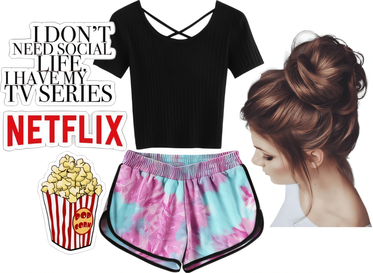 Netflix & Chill Cozy Queen Loungewear by Urvashi modi