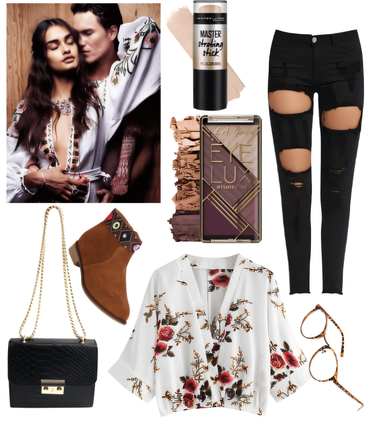 Romantic Rebel: Floral Sophistication Meets Edge by kritika