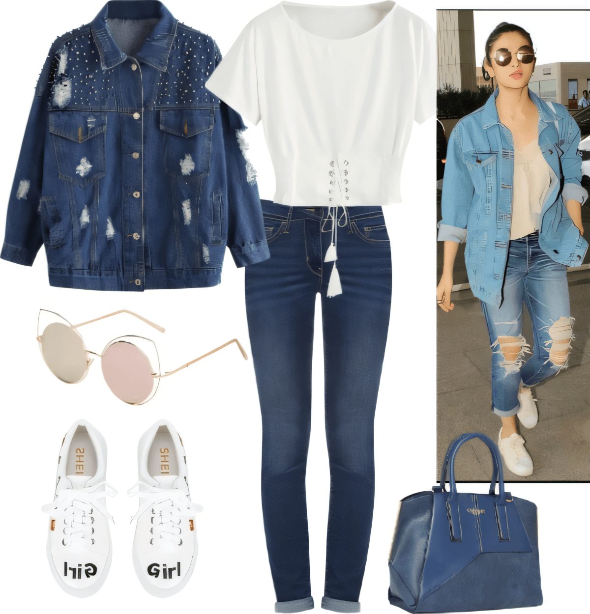 Effortlessly Cool Denim-on-Denim Dream by Jagreeti Singh