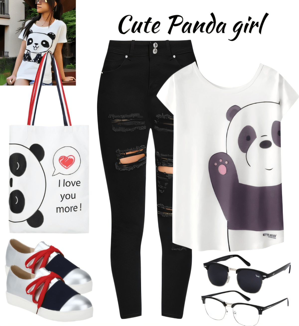 Panda-monium Chic: Urban Casual with Kawaii Flair Panda-monium Chic: Urban Casual with Kawaii Flair by SHIVANGI SHANDILYA
