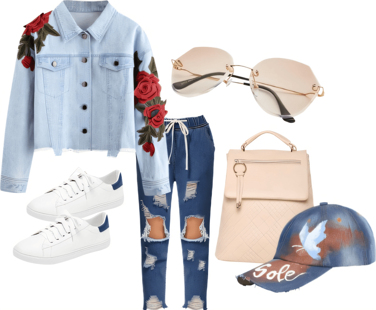 Rosy Rebel: Denim Dreams with a Touch of Romance by Sushmita Jorwal