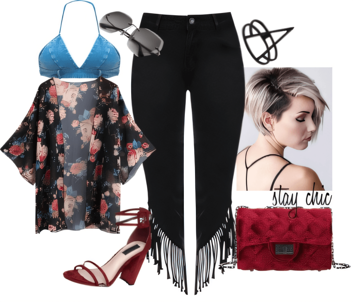 Boho Chic Meets City Edge: A Floral Fantasy Boho Chic Meets City Edge: A Floral Fantasy by Divisha Mall