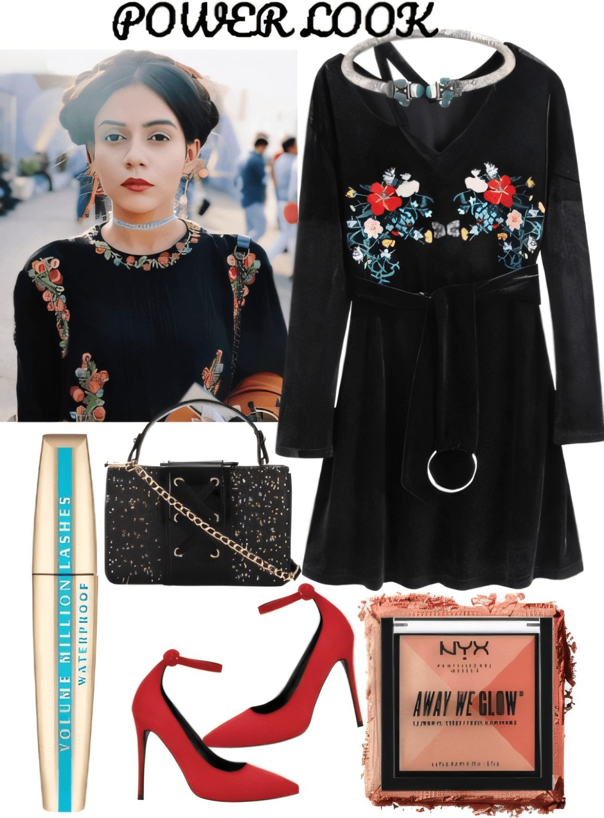 Gothic Romance Meets Modern Edge: Floral Embroidered Elegance Gothic Romance Meets Modern Edge: Floral Embroidered Elegance by isha