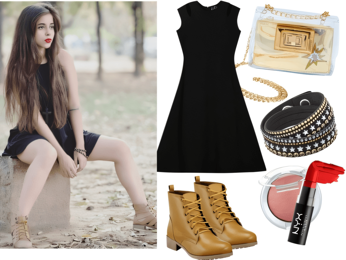 Timeless Grunge-Chic: The Little Black Dress & Combat Boot Edit by Tupur Malhotra