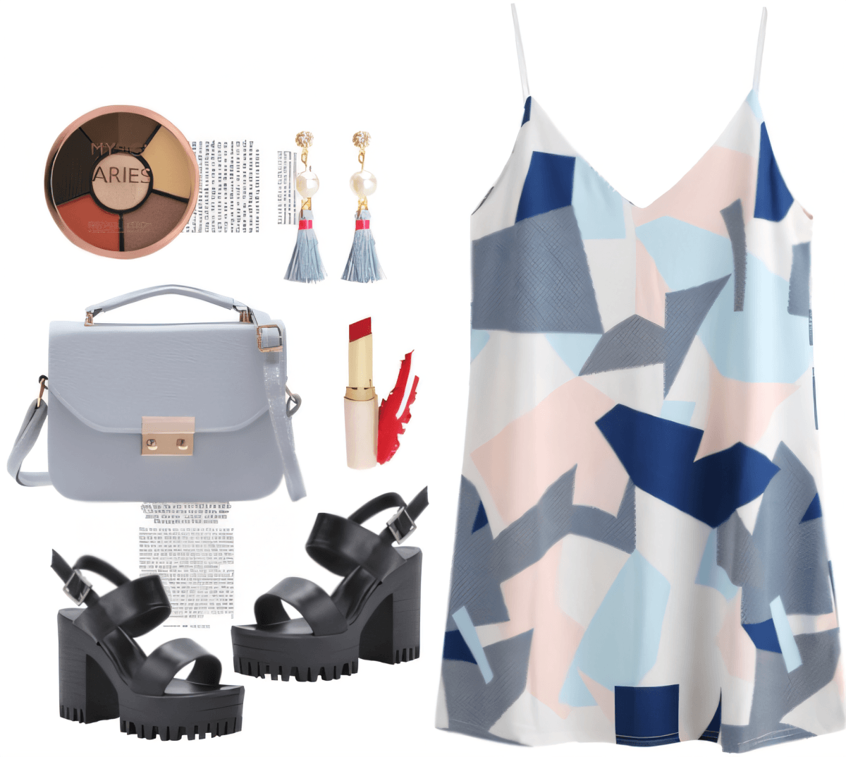 Urban Pastels & Power Platforms: A Downtown Dream by Rubina Shaikh