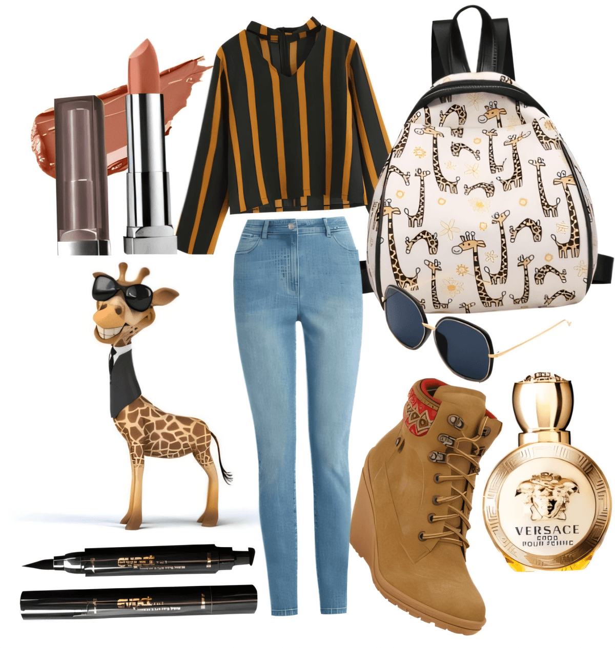 Safari Chic: Urban Explorer's Dream Ensemble by Miloni Jhaveri