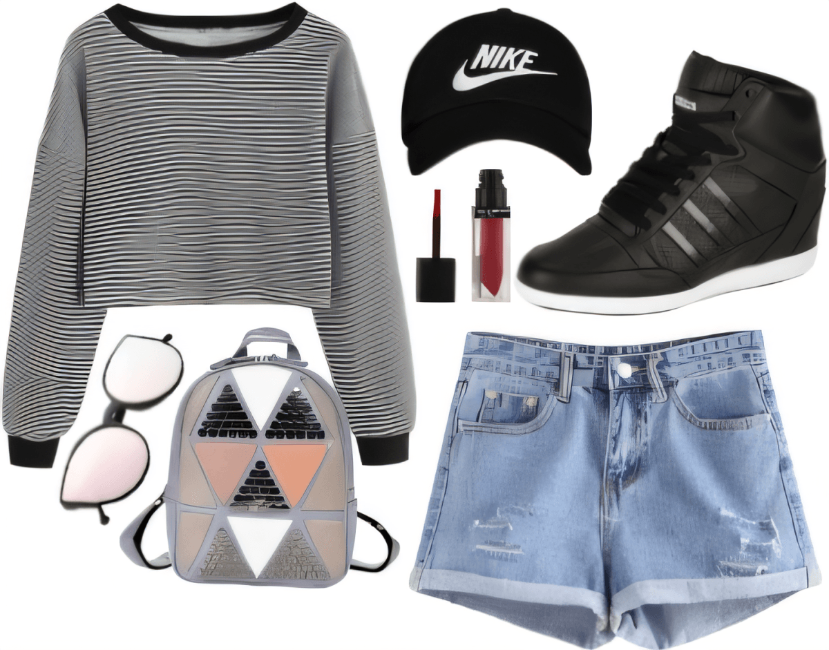 Urban Casual Chic: Striped Comfort Meets Street Style by kritika