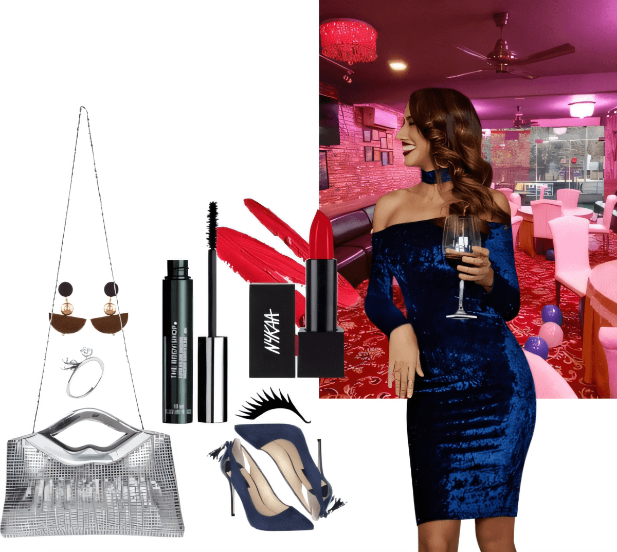 Midnight Velvet Dreams: A Glamorous Night Out Edit by Diksha Rathore