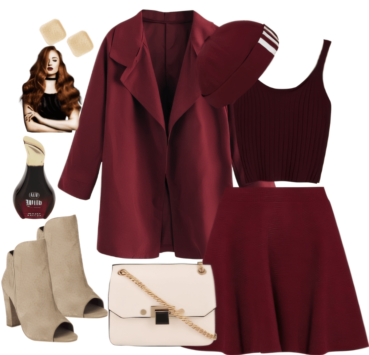 Burgundy Romance: Modern Sophistication Meets Cozy Elegance by Pragya Sharma