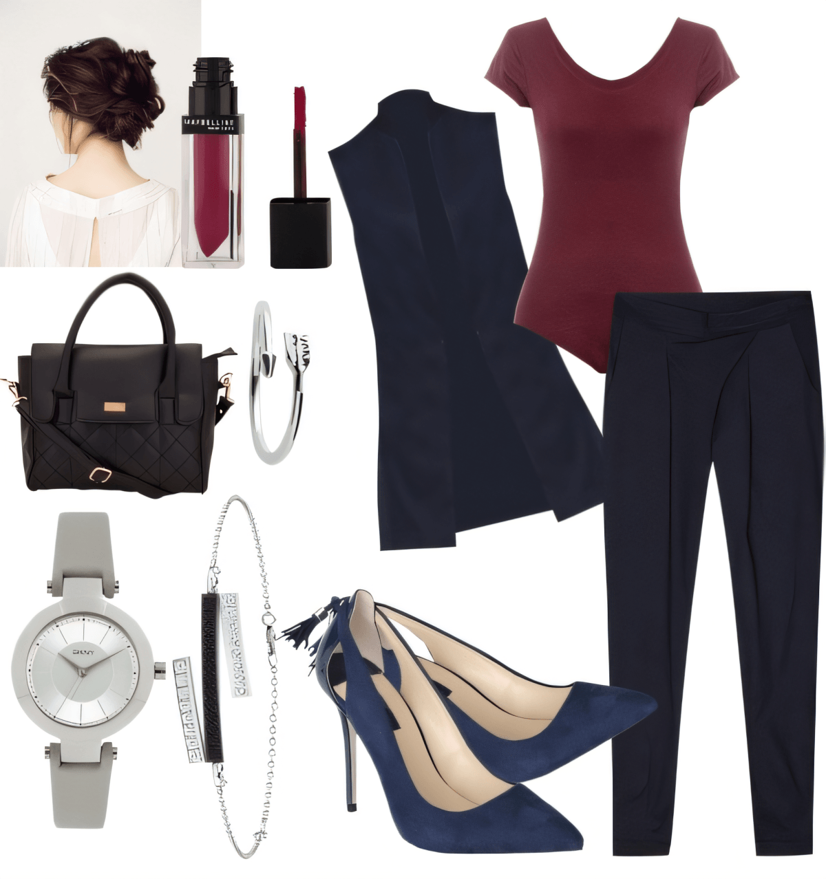 Burgundy Elegance: Power Player's Paradise by Akancha Jain