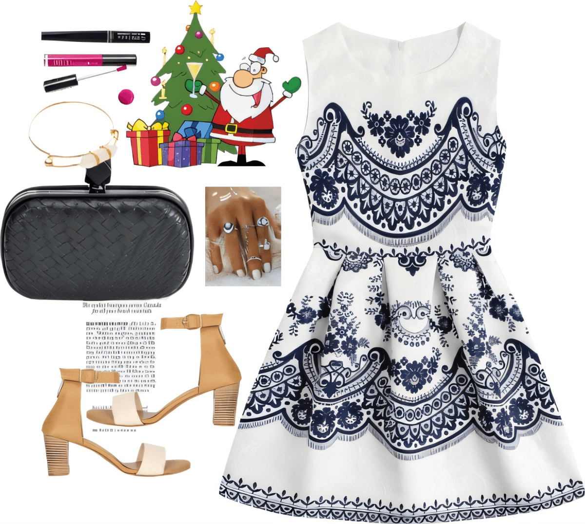 Winter Wonderland Soirée: Navy & White Holiday Elegance Winter Wonderland Soirée: Navy & White Holiday Elegance by alka