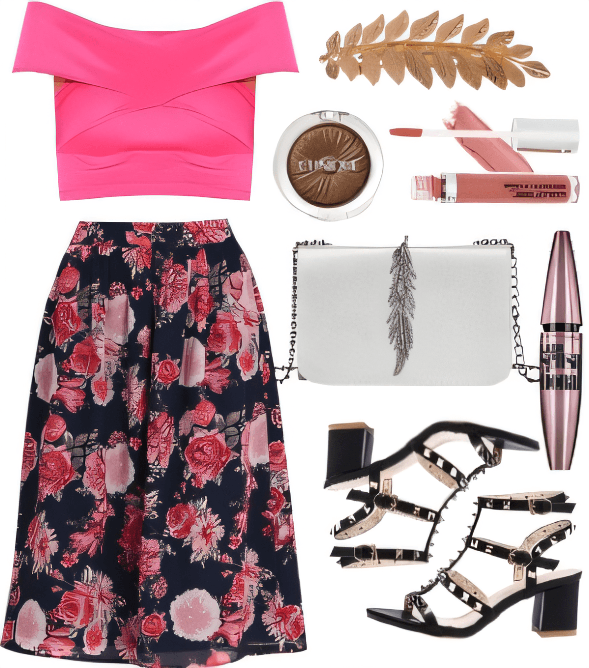 Rosy Romance: Urban Sophistication Meets Floral Charm by Rubina Shaikh