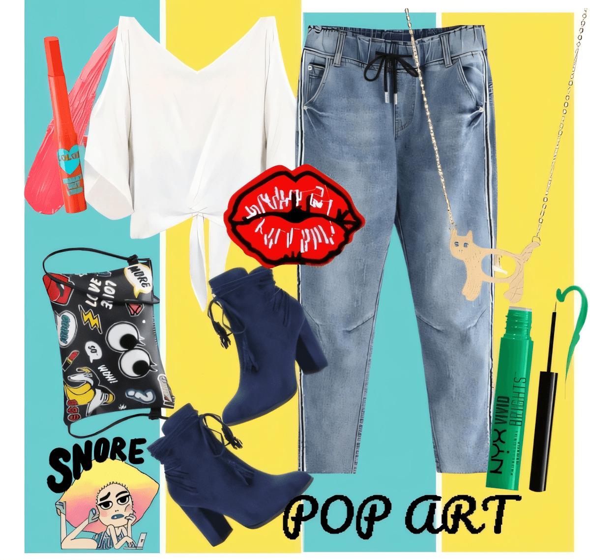 Pop Art Princess: Urban Street Glam with a Rebellious Edge Pop Art Princess: Urban Street Glam with a Rebellious Edge by isha