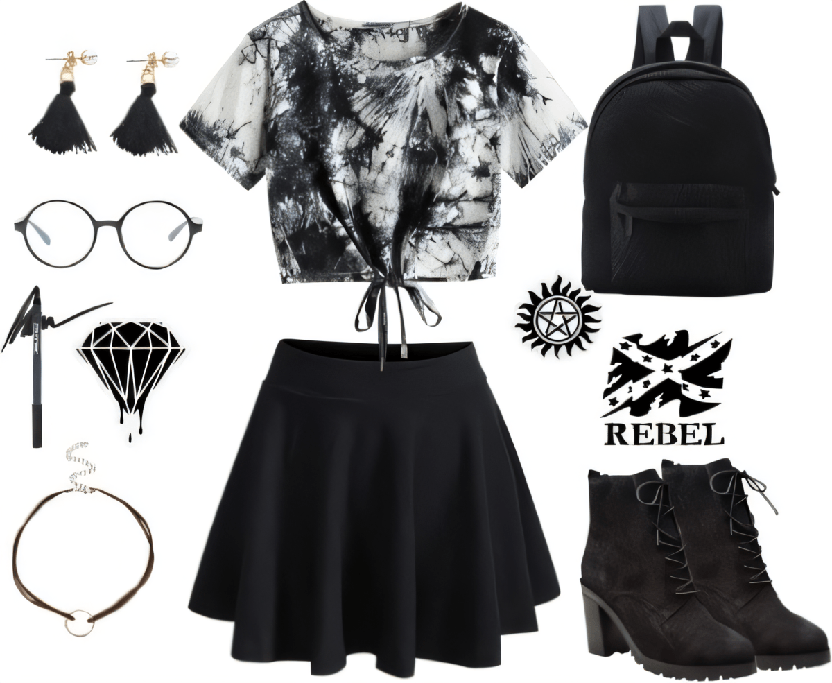 Dark Academia Rebel - Grunge Meets Gothic Sophistication Dark Academia Rebel - Grunge Meets Gothic Sophistication by Divya Rachel Daniel