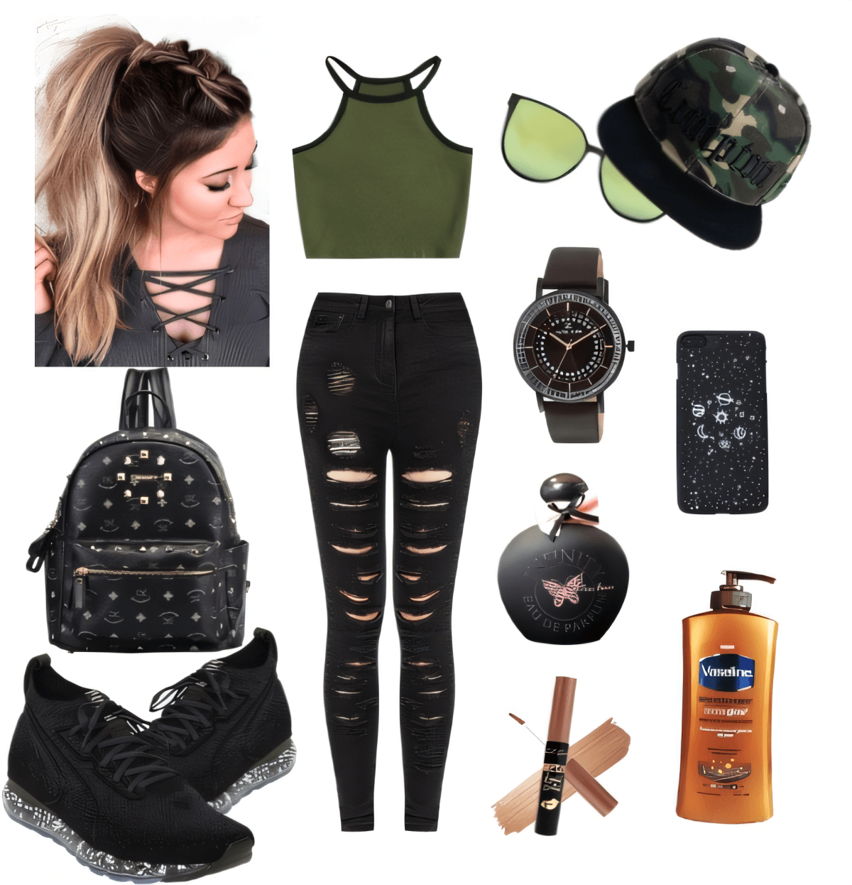 Edgy Grunge Glamour: The Ultimate Dark Academia Streetwear Fusion by komal kapoor rathy