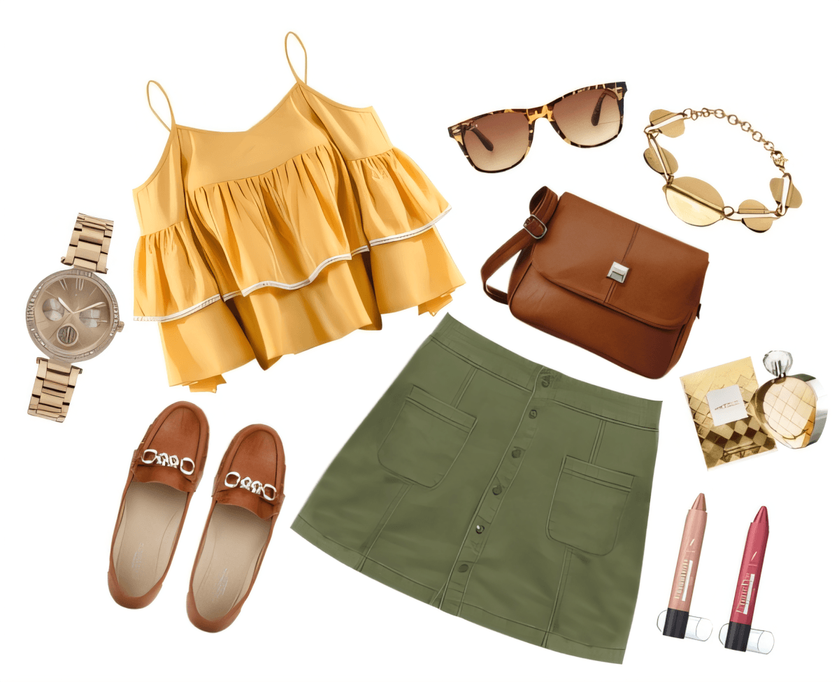 Sundrenched Safari: A Golden Hour Adventure Outfit by sanyakhurana25