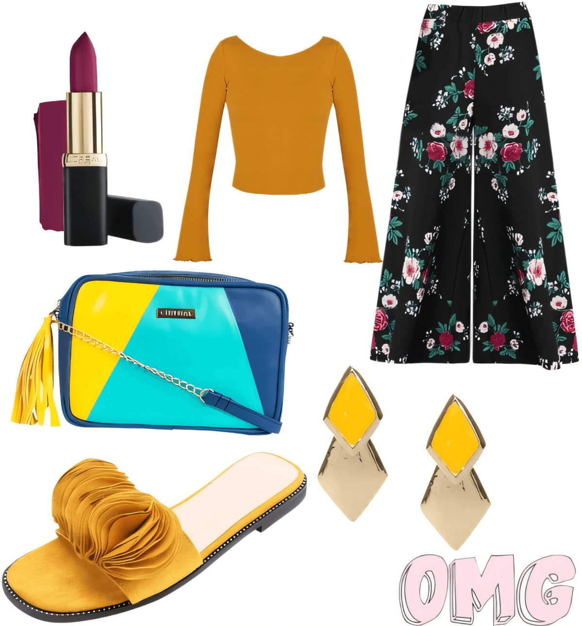 Mustard Magic Meets Floral Flair: A Bold Bohemian Dream by Sana Jhnvi