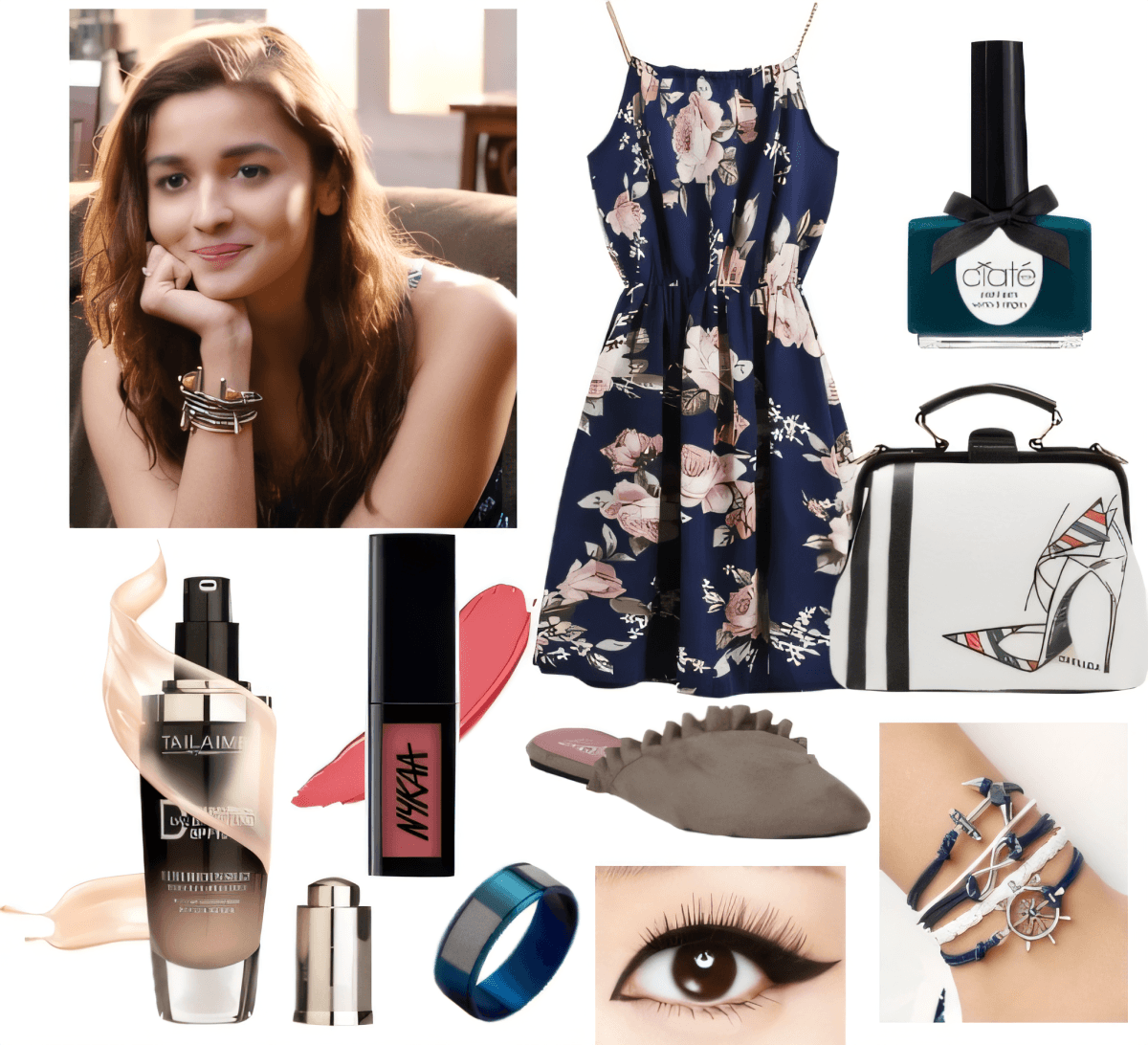 Navy Floral Dreams: A Summer Romance with Style Navy Floral Dreams: A Summer Romance with Style by radhika