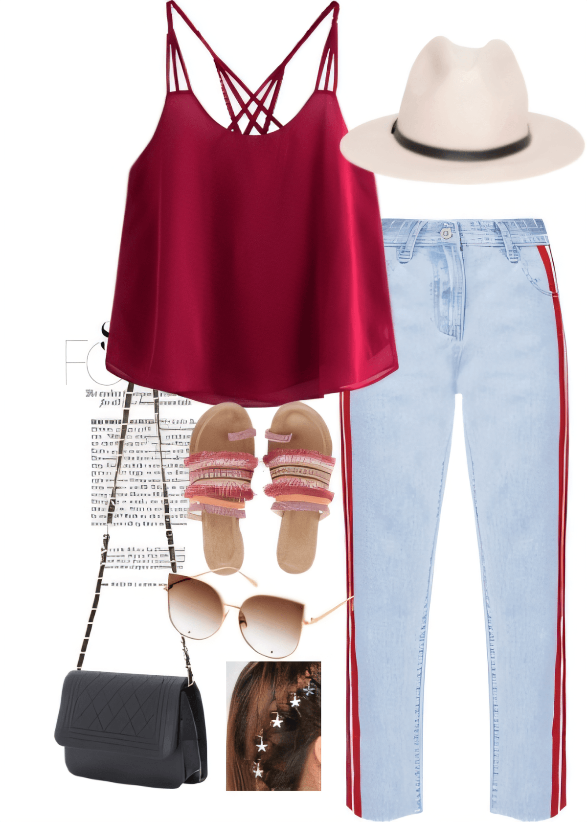 Burgundy Bliss: Casual Chic with a Side of Sass by kritika
