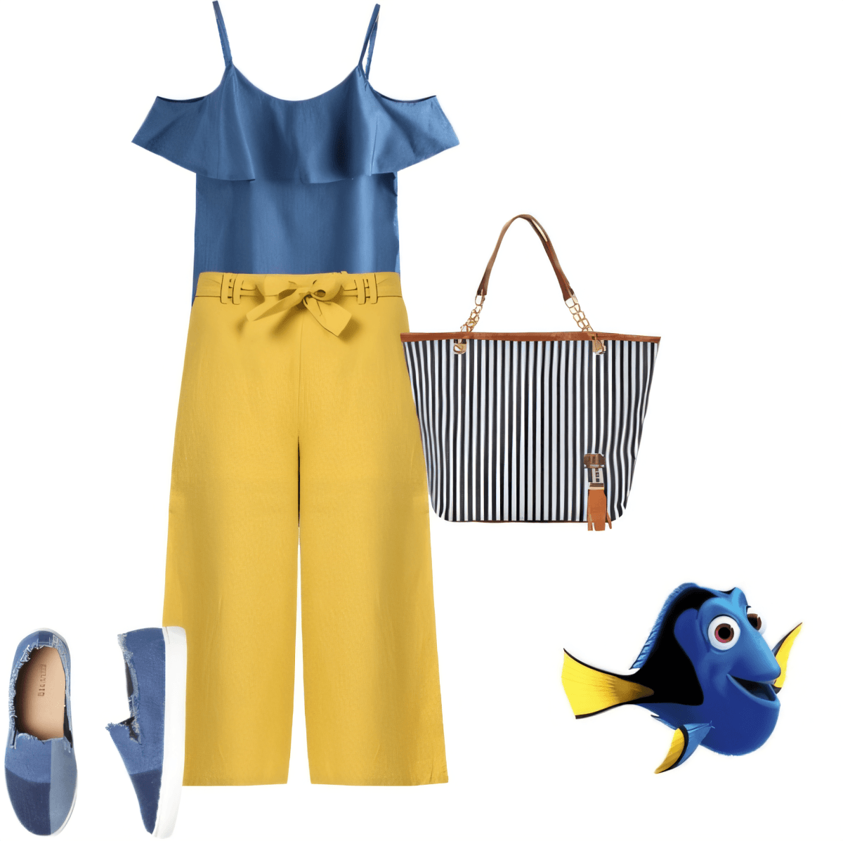 Dory's Daydream: A Nautical-Inspired Summer Ensemble by ravneet.bijan