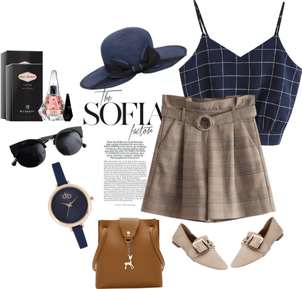 Parisian Chic Meets Modern Sophistication: The Navy & Neutral Dream by SHIVANGI SHANDILYA