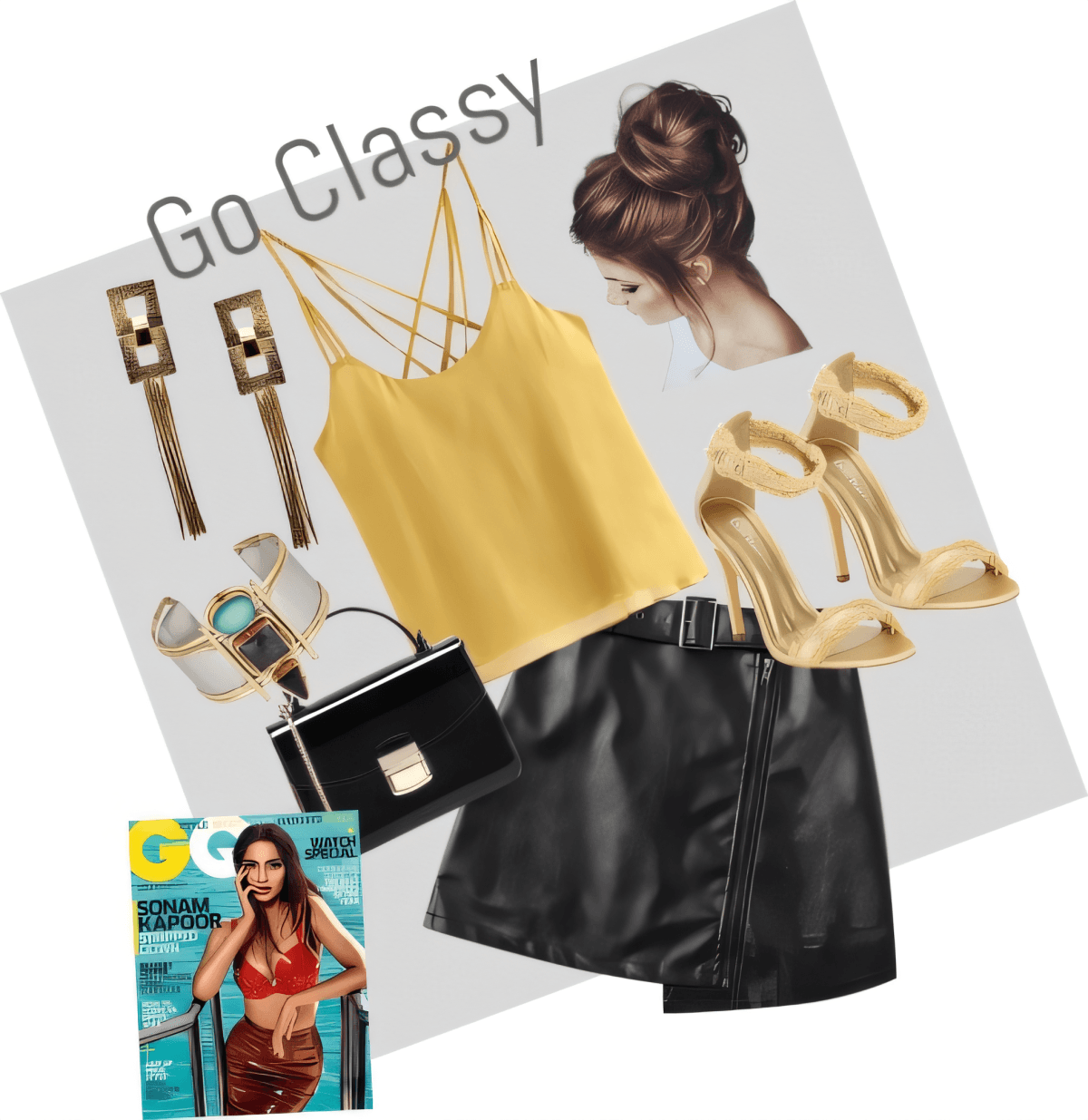 Golden Hour Glamour: Edgy Elegance Meets Urban Chic by Riddhi Mehta