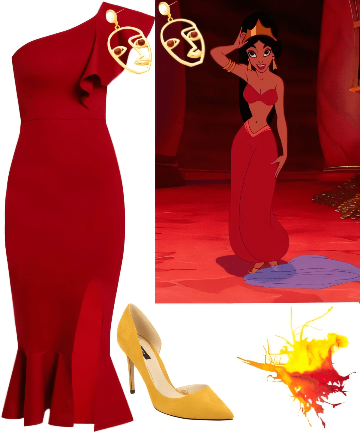 Lady in Red: The Ultimate Showstopping Evening Ensemble by Jagreeti Singh