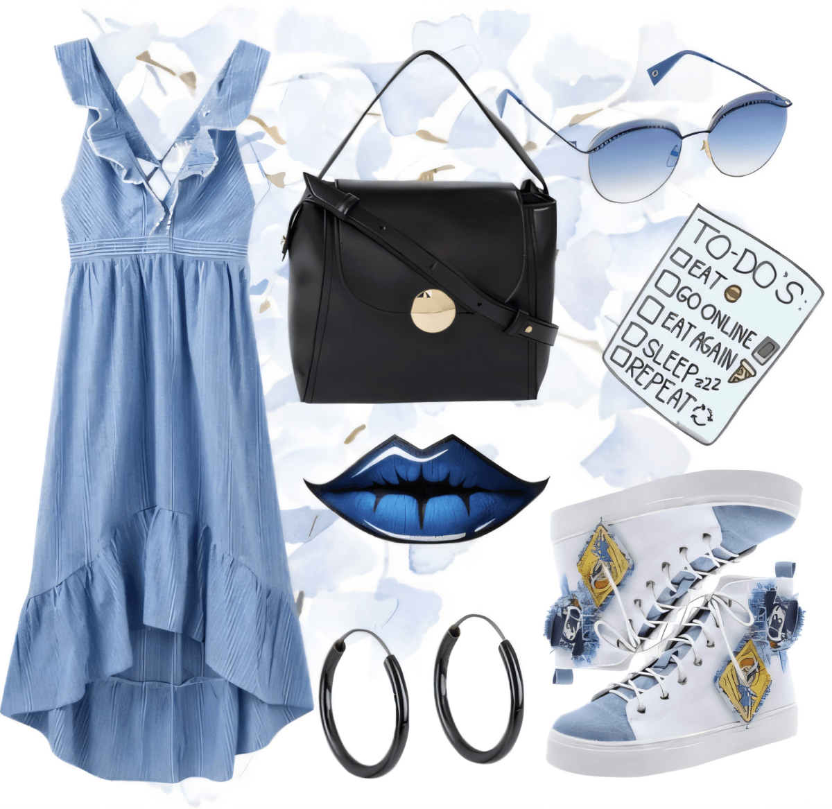 Blue Dreams & Urban Vibes: A Whimsical High-Low Summer Story by Jagreeti Singh