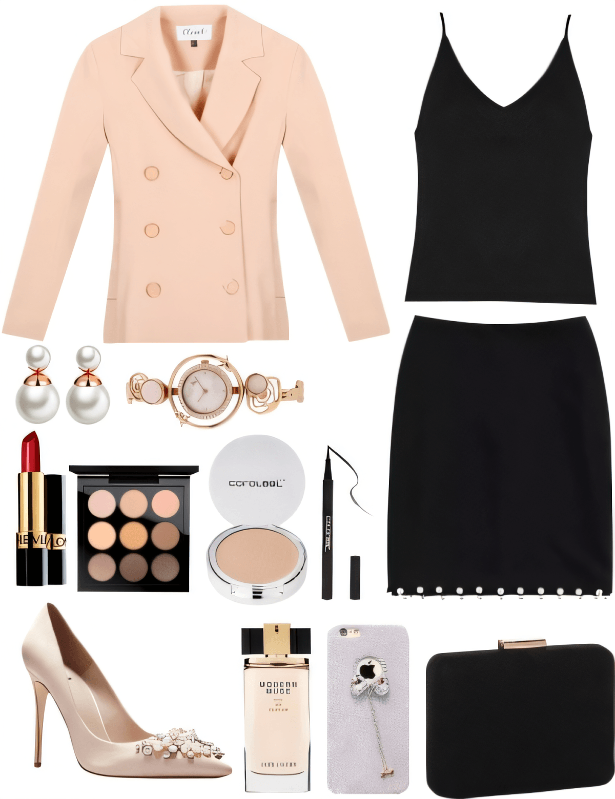 Blush & Noir: Modern Professional's Power Ensemble by Cheryl Dsouza