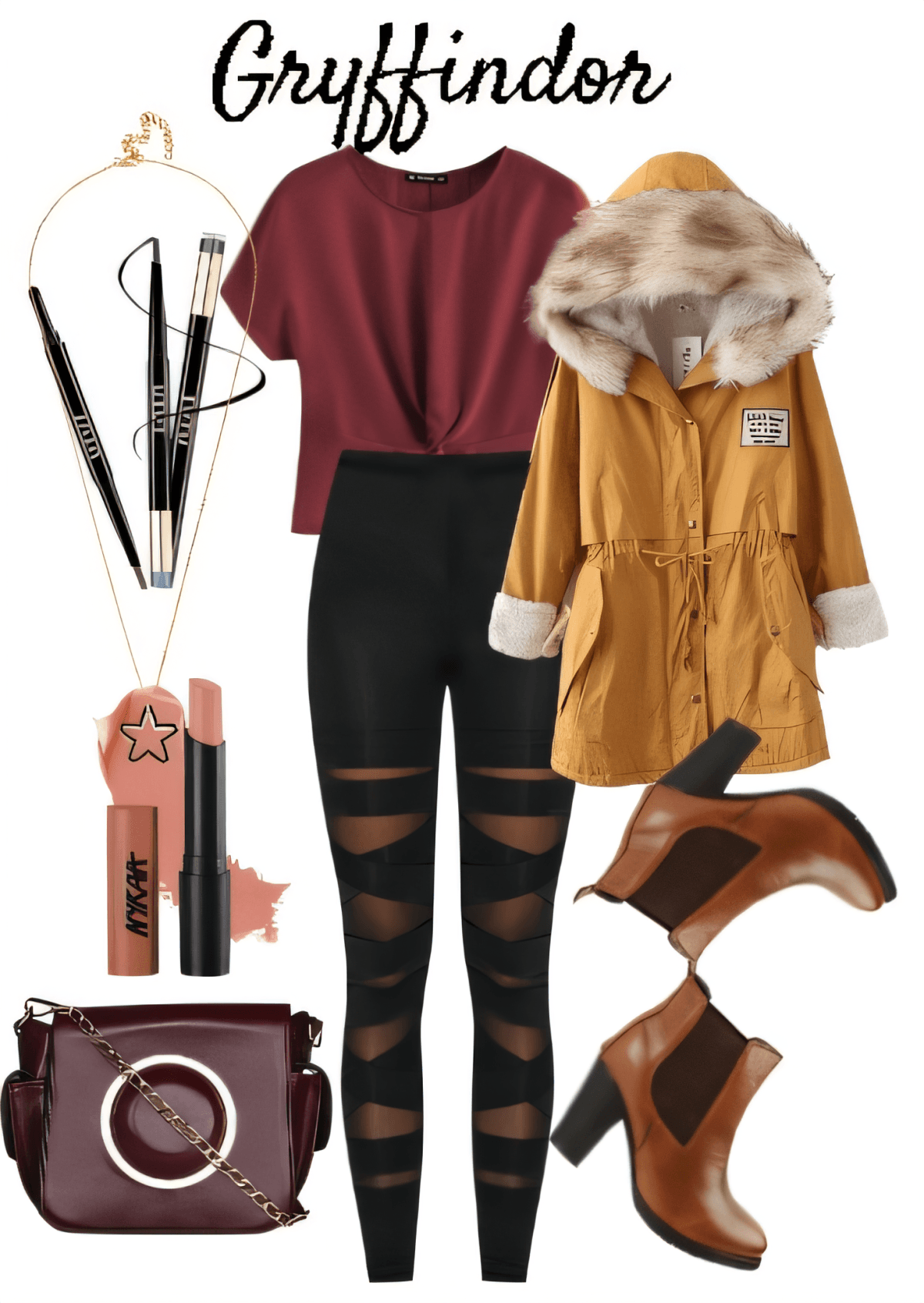 Modern Gryffindor Chic: Cozy Courage Meets Street Style Modern Gryffindor Chic: Cozy Courage Meets Street Style by Ronnie