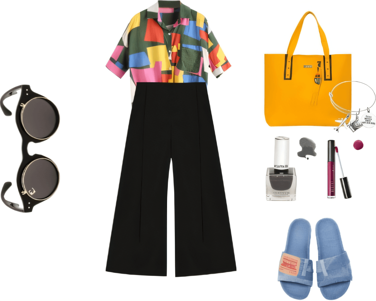 Color Block Paradise: Urban Comfort Meets Artistic Flair by nishunooniwal01