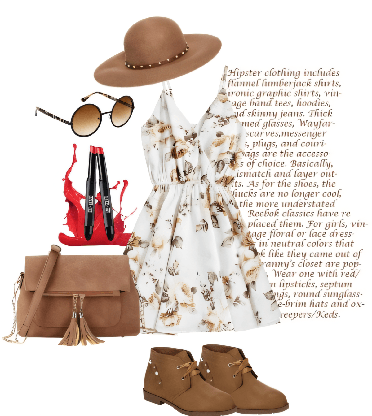 Vintage Flower Child: The Perfect Bohemian Autumn Dream by Somya