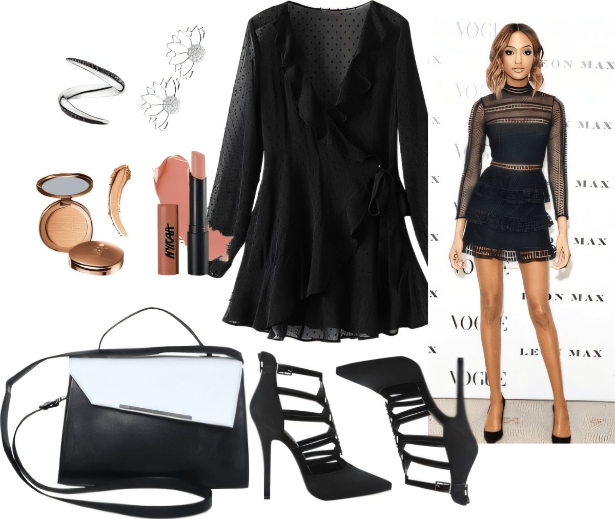 Midnight Romance: The Ultimate Little Black Dress Ensemble by Jagreeti Singh