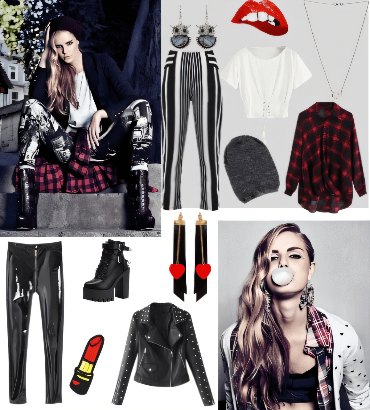 Punk Rock Princess: Edgy Glamour Meets Grunge Rebellion by Afiya Khan