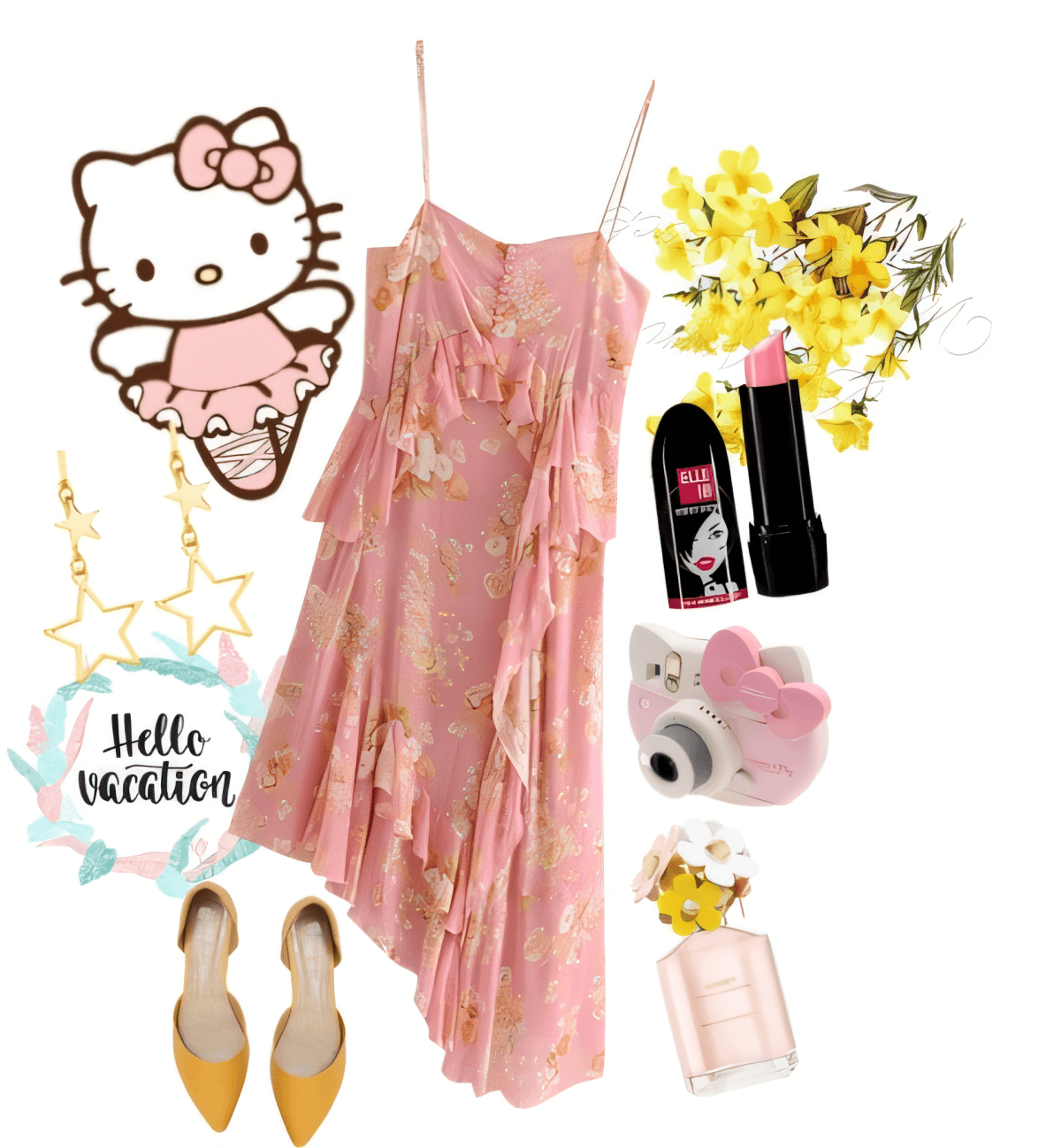Hello Kitty Dreams: A Pink Floral Romance by Sanya Kukreja