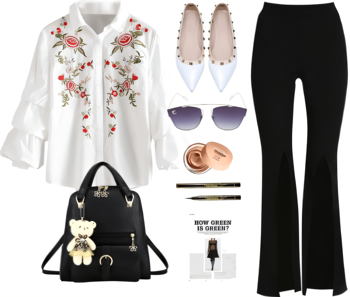 Blooming Elegance: Floral Embroidery Meets Modern Chic by Rubina Shaikh
