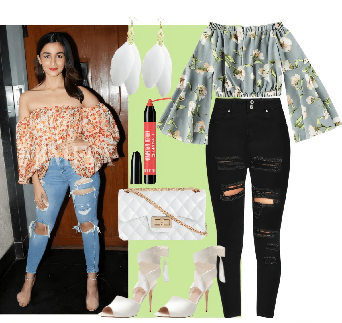 Flirty Florals Meet Urban Edge: The Ultimate Day-to-Night Transformer by Sanya Kukreja