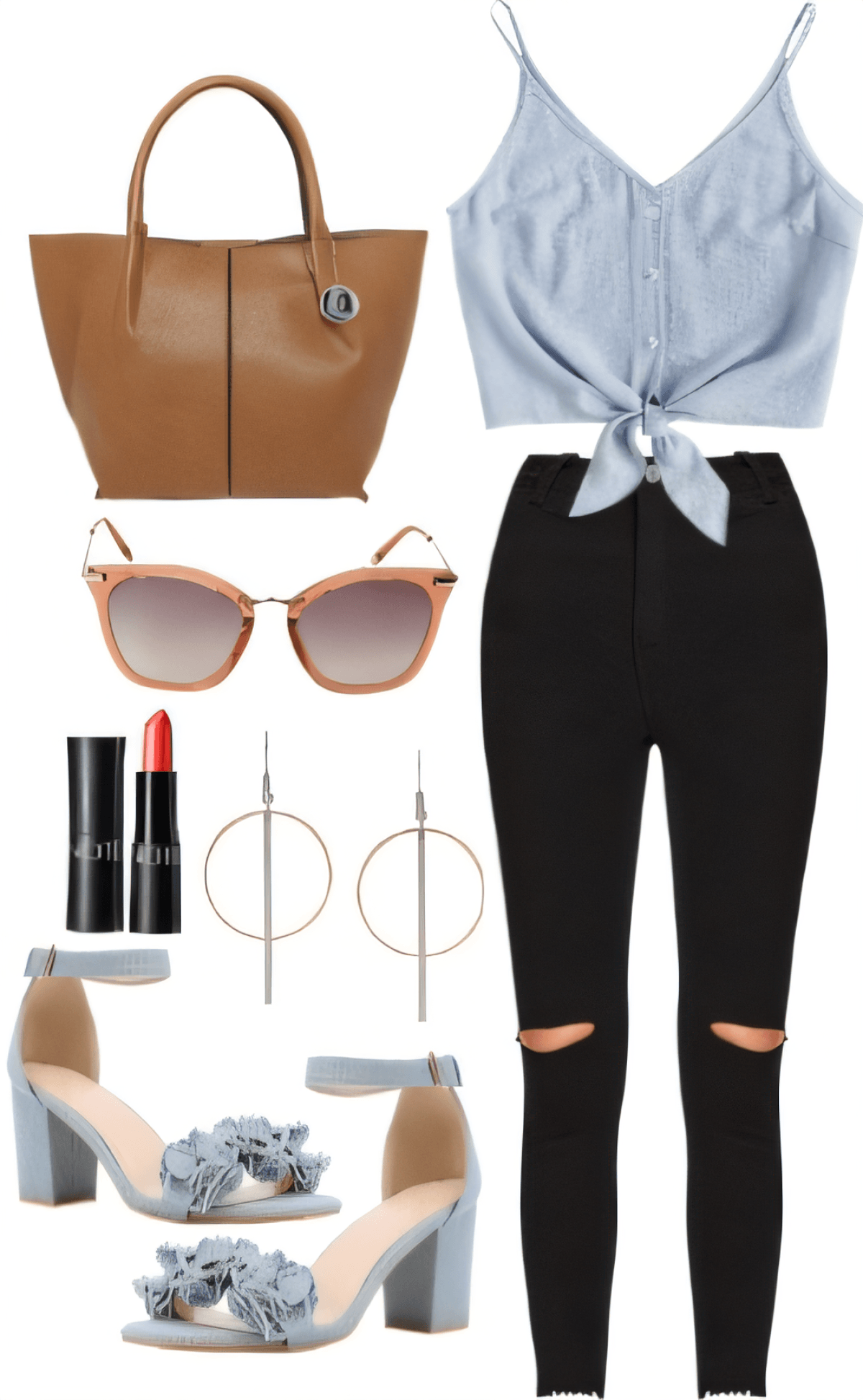 Breezy Blue Summer Chic with Urban Edge Breezy Blue Summer Chic with Urban Edge by swati