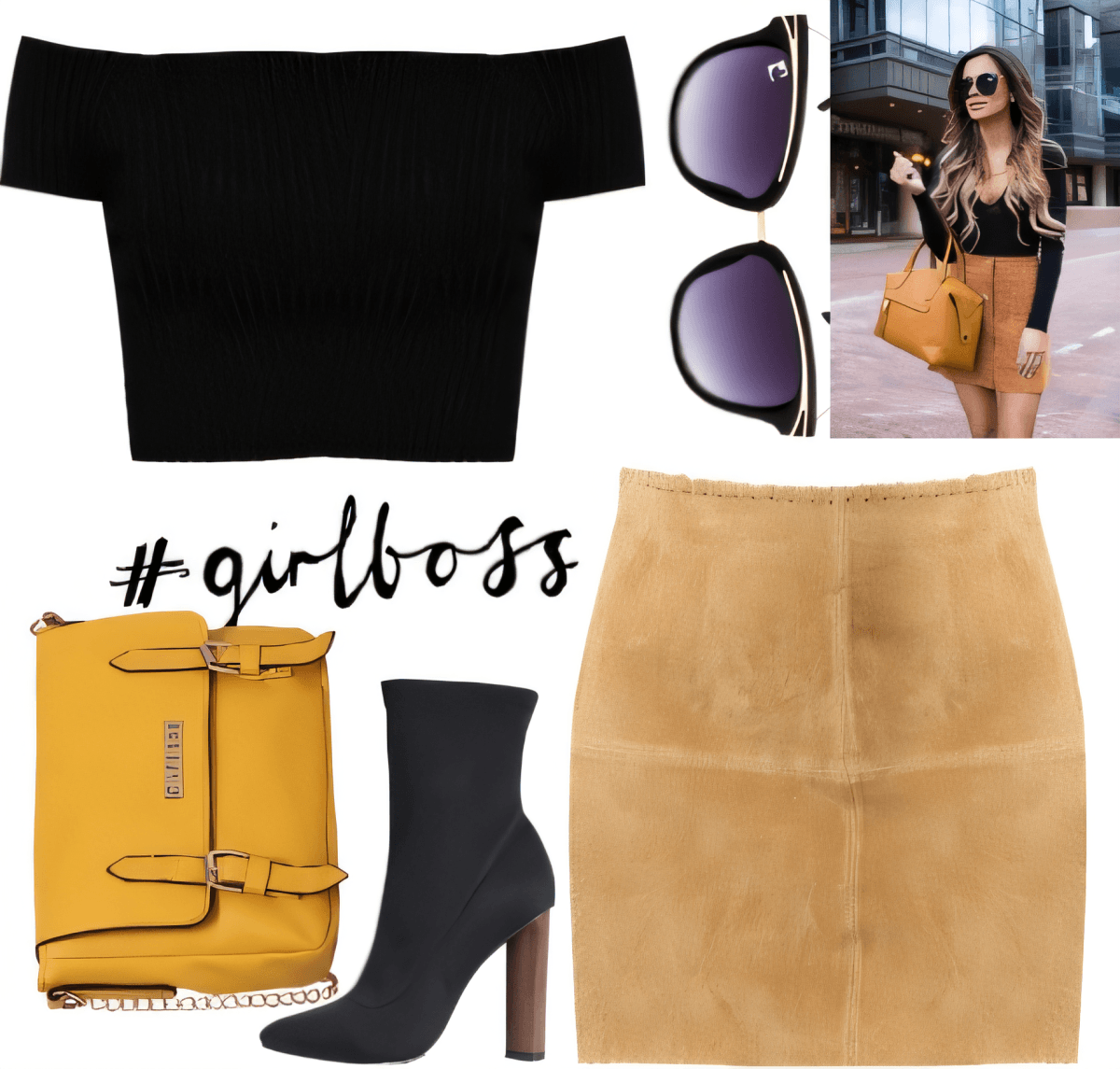 Urban Girlboss: Suede & Sass Power Ensemble by Rubina Shaikh
